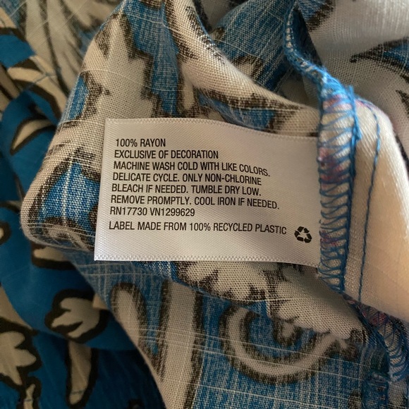 Knox Rose Maxi Floral Wrap Dress w/ Ruffles, Side Pockets, Short Sleeves, Small - Picture 4 of 8